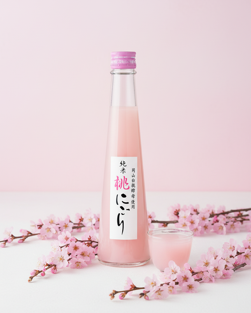 岡山白桃酵母使用 純米桃にごり
