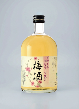 ピオーネスピリッツ漬け梅酒