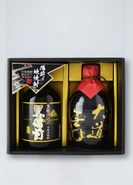 本格米焼酎 黒備前&本格麦焼酎 大道無門 2本セット SMK-36